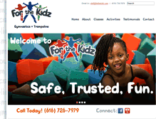 Tablet Screenshot of forthekidz.com